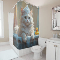 Chat angora turc drôle endormi mignon