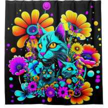 Chat Psychedélique Kitty