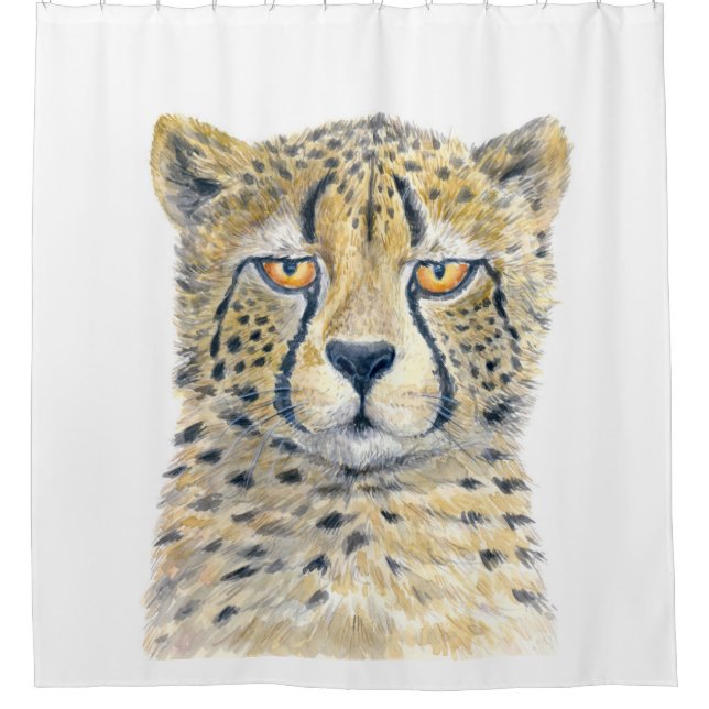 Rideaux De Douche Cheetah (Devant)