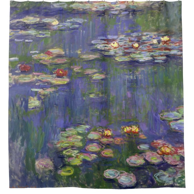 Rideaux De Douche Chefs-d'œuvre de Nymphéas de Monet (Devant)