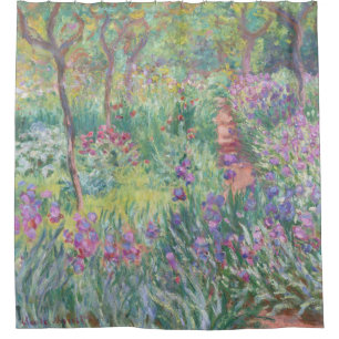 Rideaux De Douche Chemin du jardin de Monet Art impressionniste fran