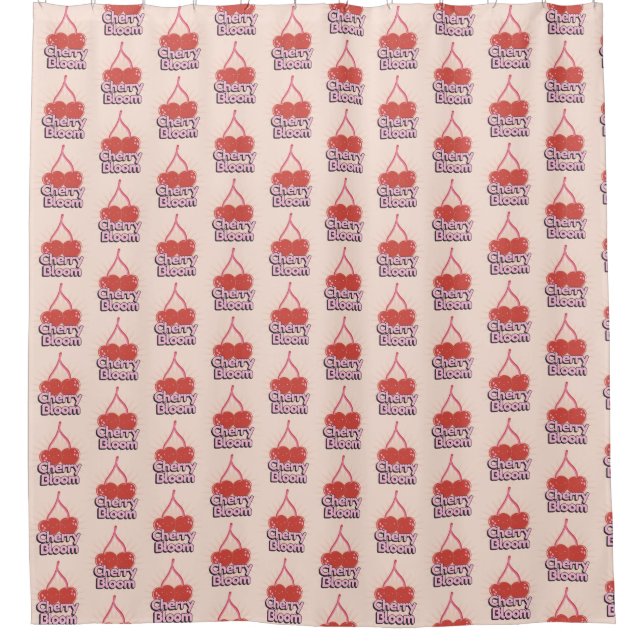 Rideaux De Douche Cherry Bloom (Devant)