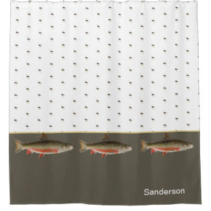 Rideaux De Douche Chic Fishermen's Fly Fishing et salle de bains de