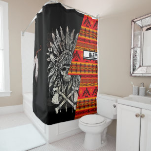 Rideaux De Douche Chiefs amérindiens 03