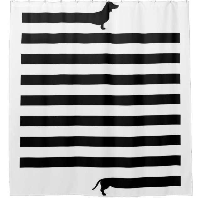 Rideaux De Douche Chien long Dachshund | Funny Dachshund Cadeau (Devant)
