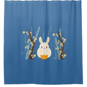 Rideaux De Douche chinesse de lapin