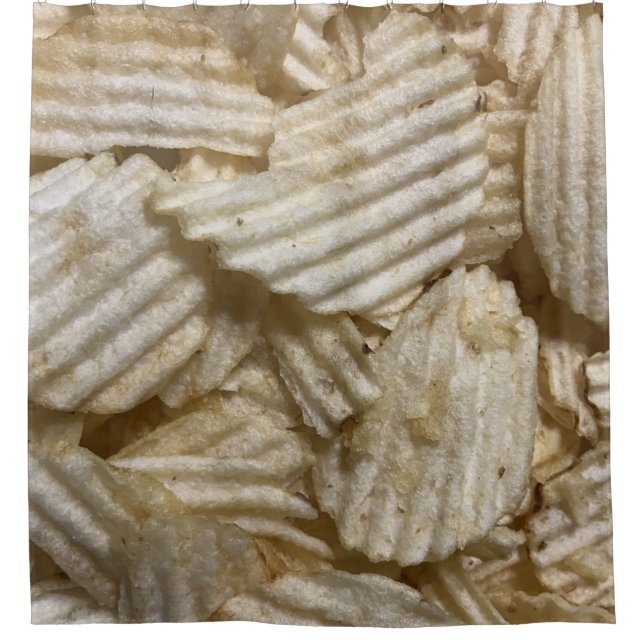 Rideaux De Douche Chips de pommes de terre (Devant)