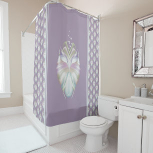 Rideaux De Douche Chouette Oracle Pastel Purple