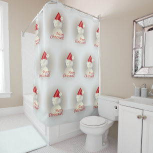 Rideaux De Douche Christmas Snowman