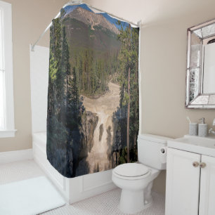Rideaux De Douche Chutes Sunwapta, Cascade Photographie