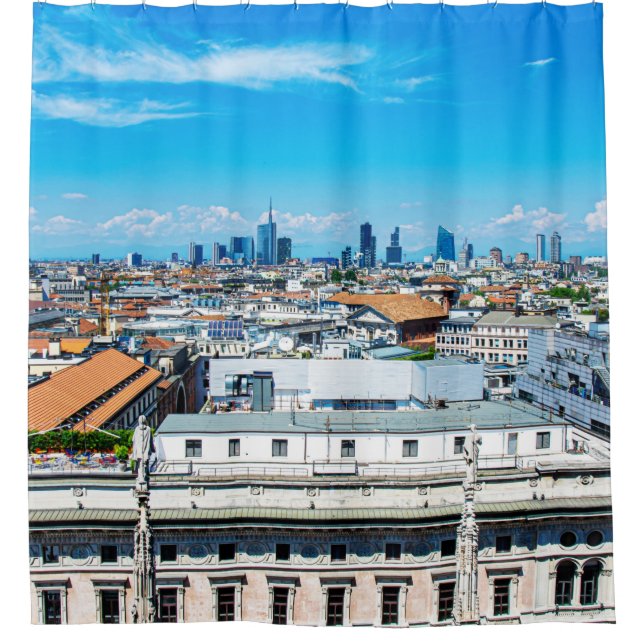 Rideaux De Douche Ciel de Milan (Devant)
