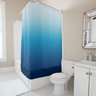 Rideaux De Douche Ciel Marin et Océan Bleu Ombre