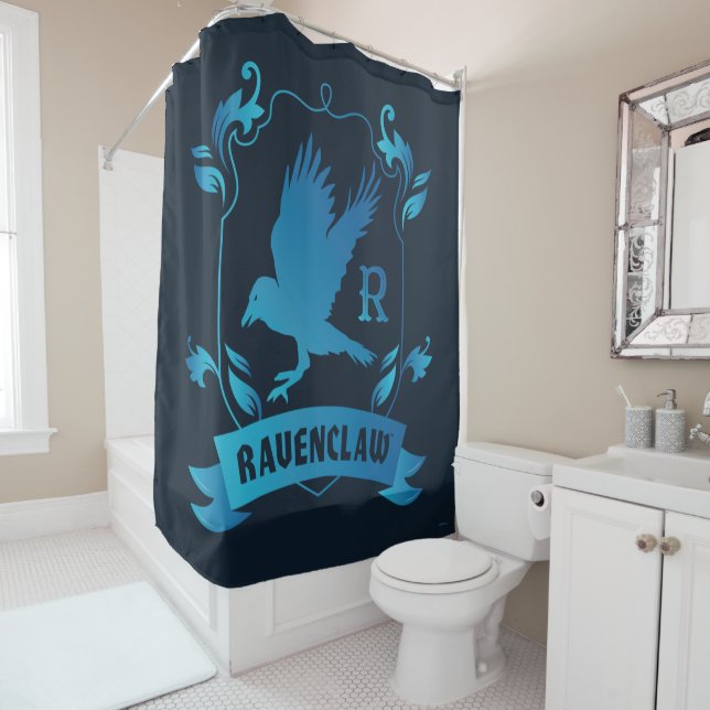 Rideaux De Douche Cimier de maison ORNÉ RAVENCLAW™ (En situation)
