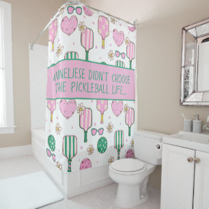 Rideaux De Douche Citation amusante de la vie de Pickleball personna