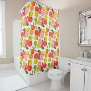 Rideaux De Douche Citrus coloré