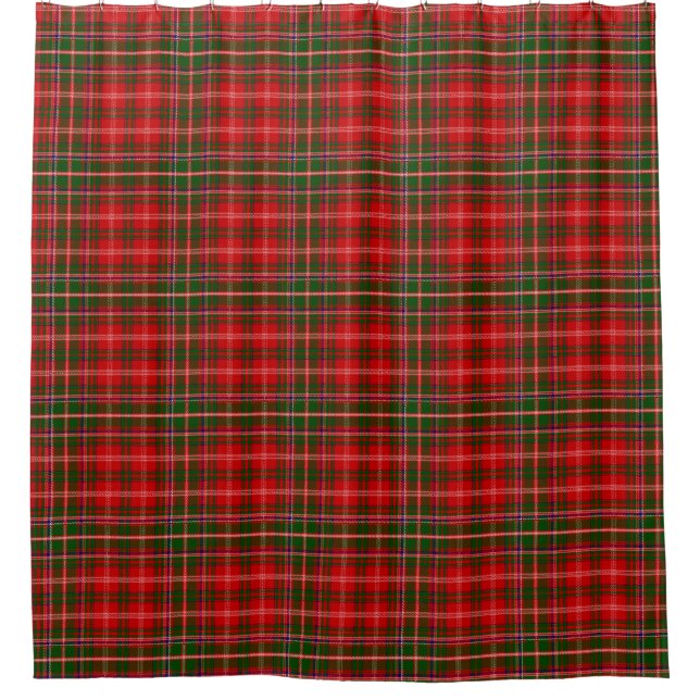 Rideaux De Douche Clan écossais MacDougall Tartan Plaid (Devant)