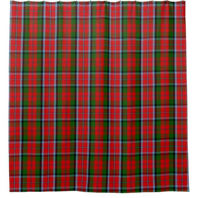 Rideaux De Douche Clan écossais MacNaughton Tartan Plaid (Devant)