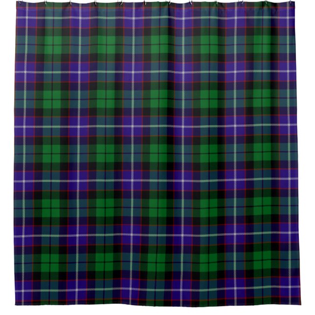 Rideaux De Douche Clan écossais Mitchell Tartan Plaid (Devant)
