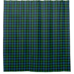 Rideaux De Douche Clan Lamont Green Blue Tartan