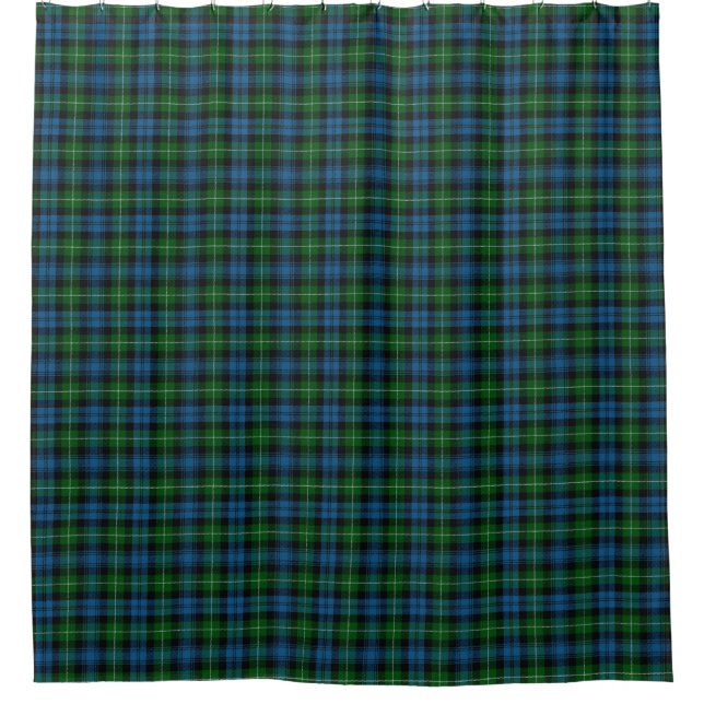 Rideaux De Douche Clan Lamont Green Blue Tartan (Devant)