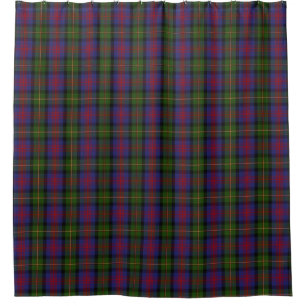 Rideaux De Douche Clan MacLennan Scottish Heritage Tartan