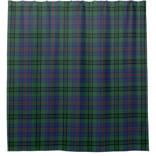 Rideaux De Douche Clan Walker Tartan Plaid (Devant)
