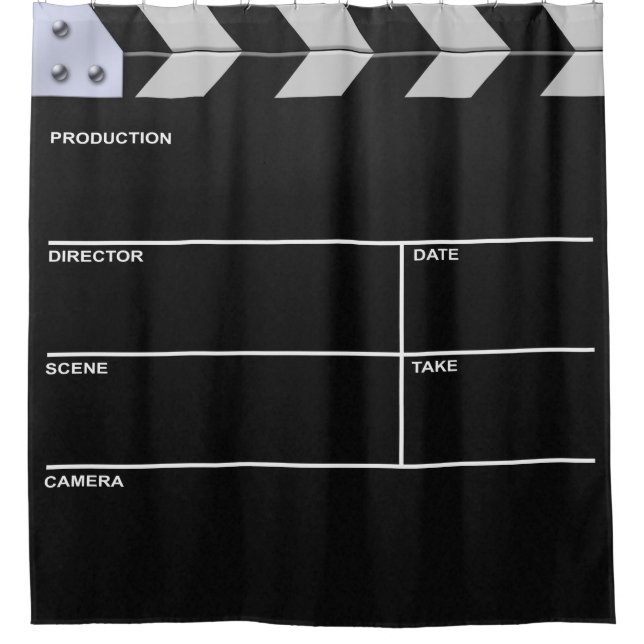 Rideaux De Douche Clapboard Cinéma (Devant)