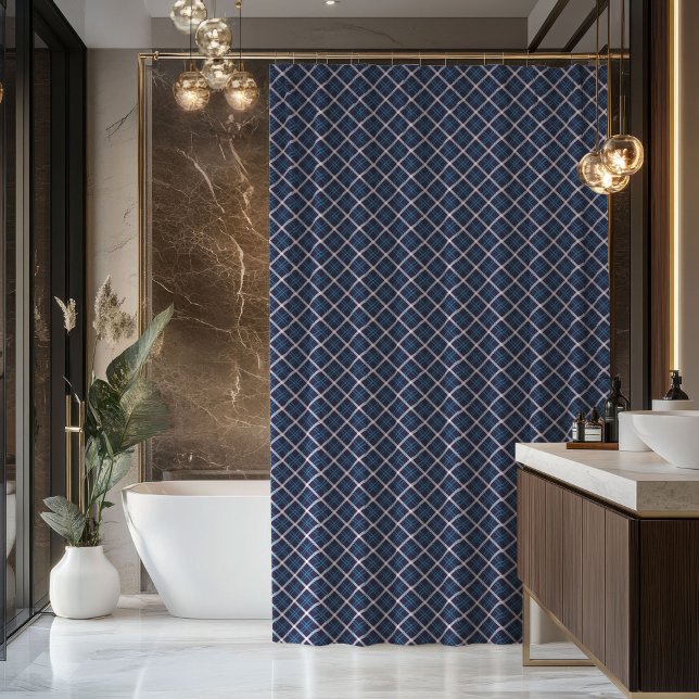 Rideaux De Douche Classic Plaid Curtain Gift for the Modern Man (Classic Plaid Curtain Gift for the Modern Man)