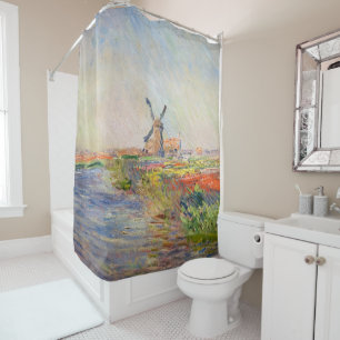 Rideaux De Douche Claude Monet - Champ de Tulipes en Hollande