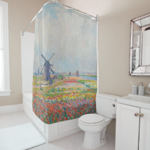 Rideaux De Douche Claude Monet - Champs de tulipe près de La Haye