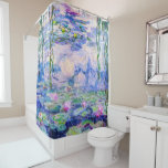 Rideaux De Douche Claude Monet - Nymphéas / Nymphéas 1919<br><div class="desc">Nymphéas (W.1852) - Claude Monet,  Huile sur toile,  1916-1919</div>