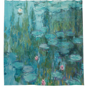 Rideaux De Douche Claude Monet - Nympheas - Peinture de nymphes d'ea