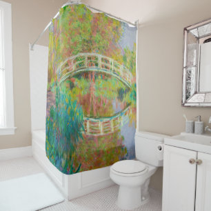 Rideaux De Douche Claude Monet - Pont Japonais, Giverny
