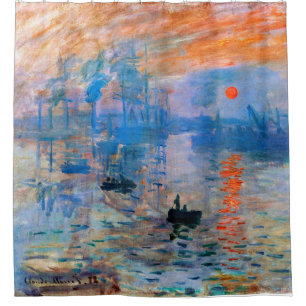 Rideaux De Douche Claude Monet Sunrise