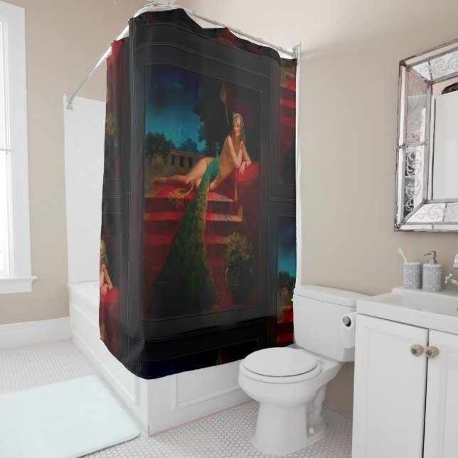 Rideaux De Douche Cléopâtre par Edward Mason Eggleston (En situation)