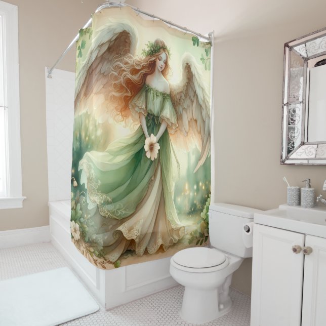 Rideaux De Douche Clover Serenity Angel (En situation)
