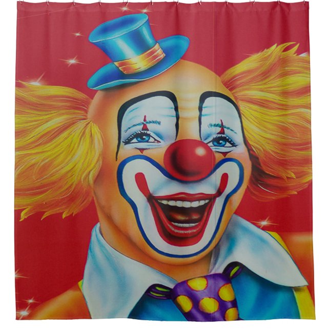 Rideaux De Douche Clown de cirque (Devant)