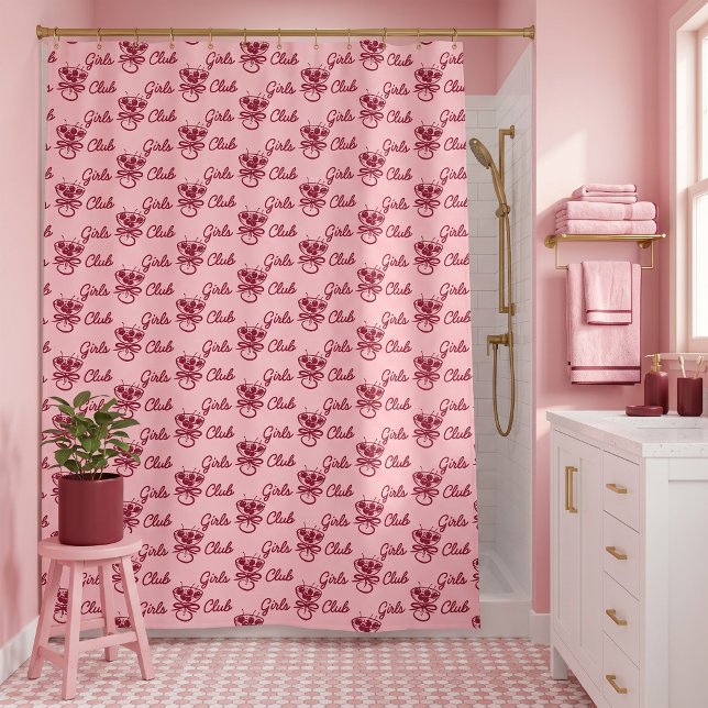 Rideaux De Douche Club de filles (Créateur téléchargé)