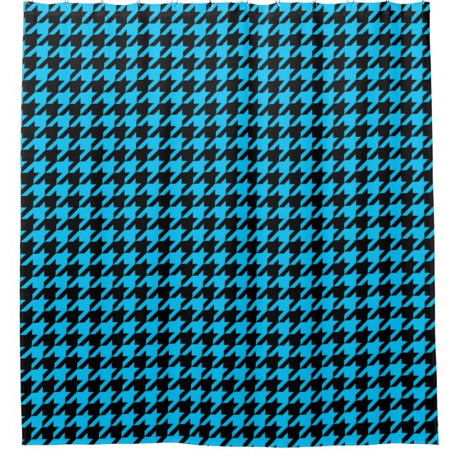 Rideaux De Douche Coche de pied noir bleu (Devant)