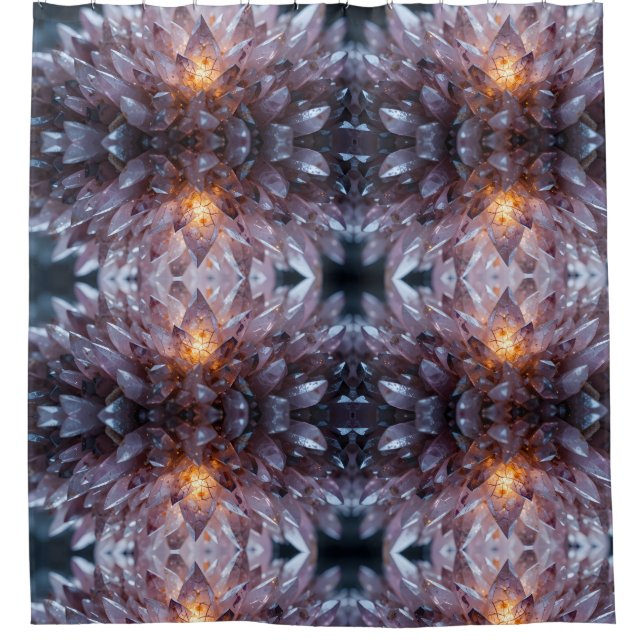 Rideaux De Douche Coeur cristal radiant (Devant)