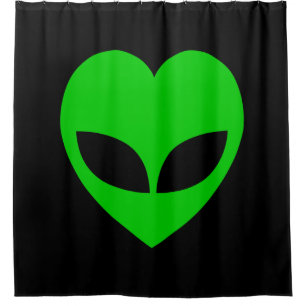 Rideaux De Douche Coeur d'amour Alien