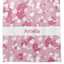 Cœur d'amour rose personnalisé