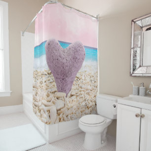 Rideaux De Douche Coeur de Curaçao 2