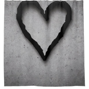 Rideaux De Douche Coeur gauche, no 01