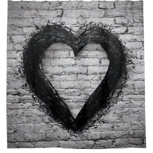 Rideaux De Douche Coeur gauche, no 02