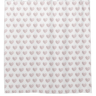 Rideaux De Douche Coeur Valentine Coeur Delicate Amour