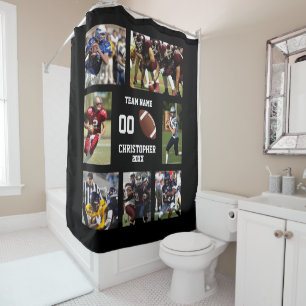 Rideaux De Douche Collage photo de football