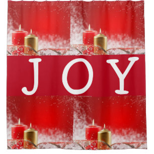 Rideaux De Douche Collection de Noël Suzanne Elizabeth