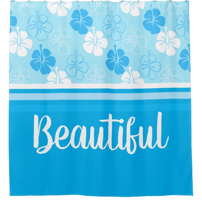 Rideaux De Douche Collection Hawaii Aloha (Devant)