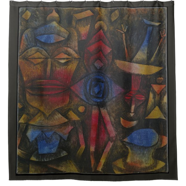 Rideaux De Douche Collection Paul Klee de Figurines (Devant)
